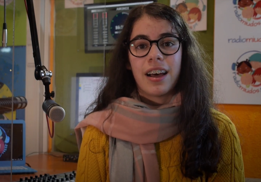 portuguese student at radio station