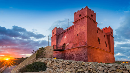 The red tower of malta