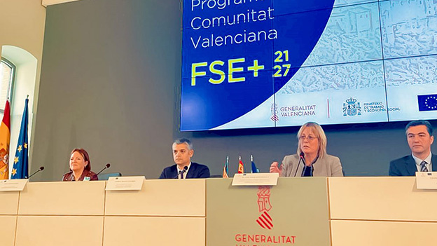 panel of representatives at Spain ESF+ launch event