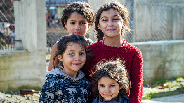 Roma children in Ukraine