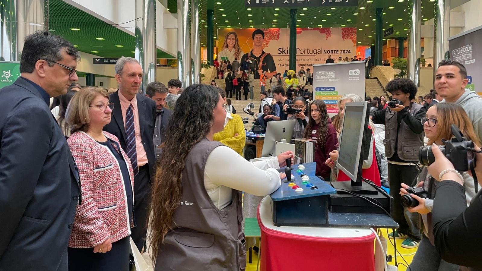 Participants at the VET fair in Portugal