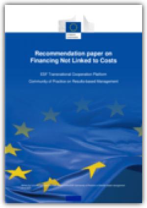 Recommendation paper on financing not linked to costs