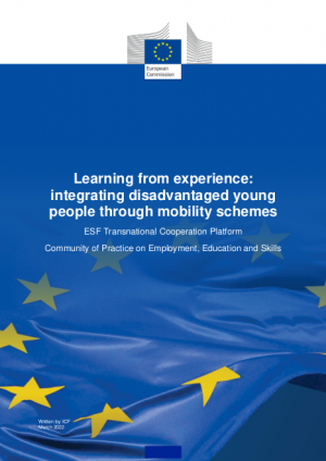 Learning from experience: integrating disadvantaged young people through mobility schemes cover