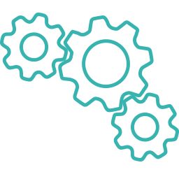 Gear cogs icon