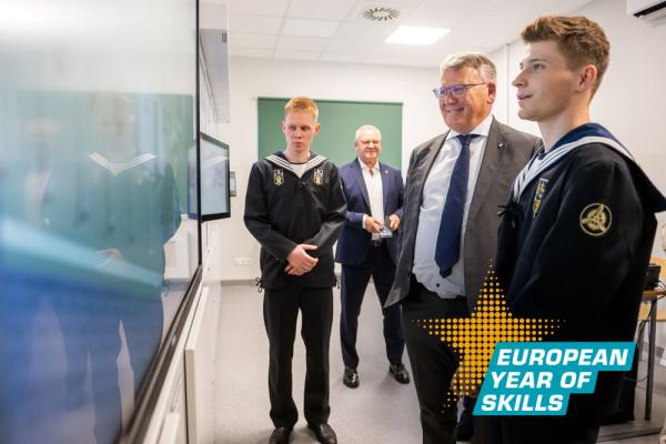 Commissioner Schmit visits Maritime School during EuroSkills 2023 in Poland